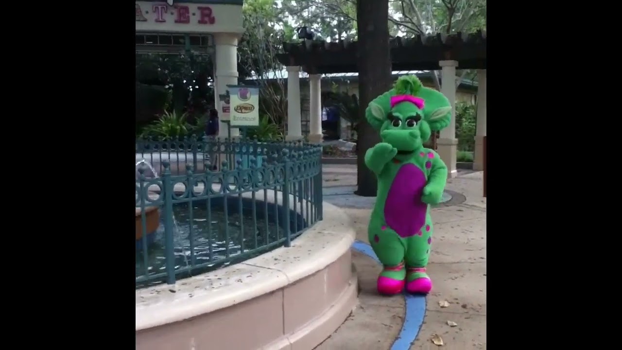 Zeke meets Barney, Baby Bop, and BJ (March 2012 vacation)