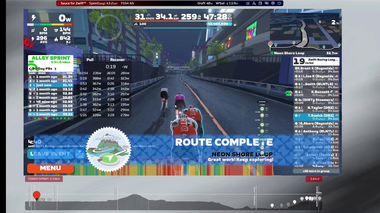 ZRL Redline Rally Race 1: TTT Neon Shore Loop - DIRTy Sprockets Too