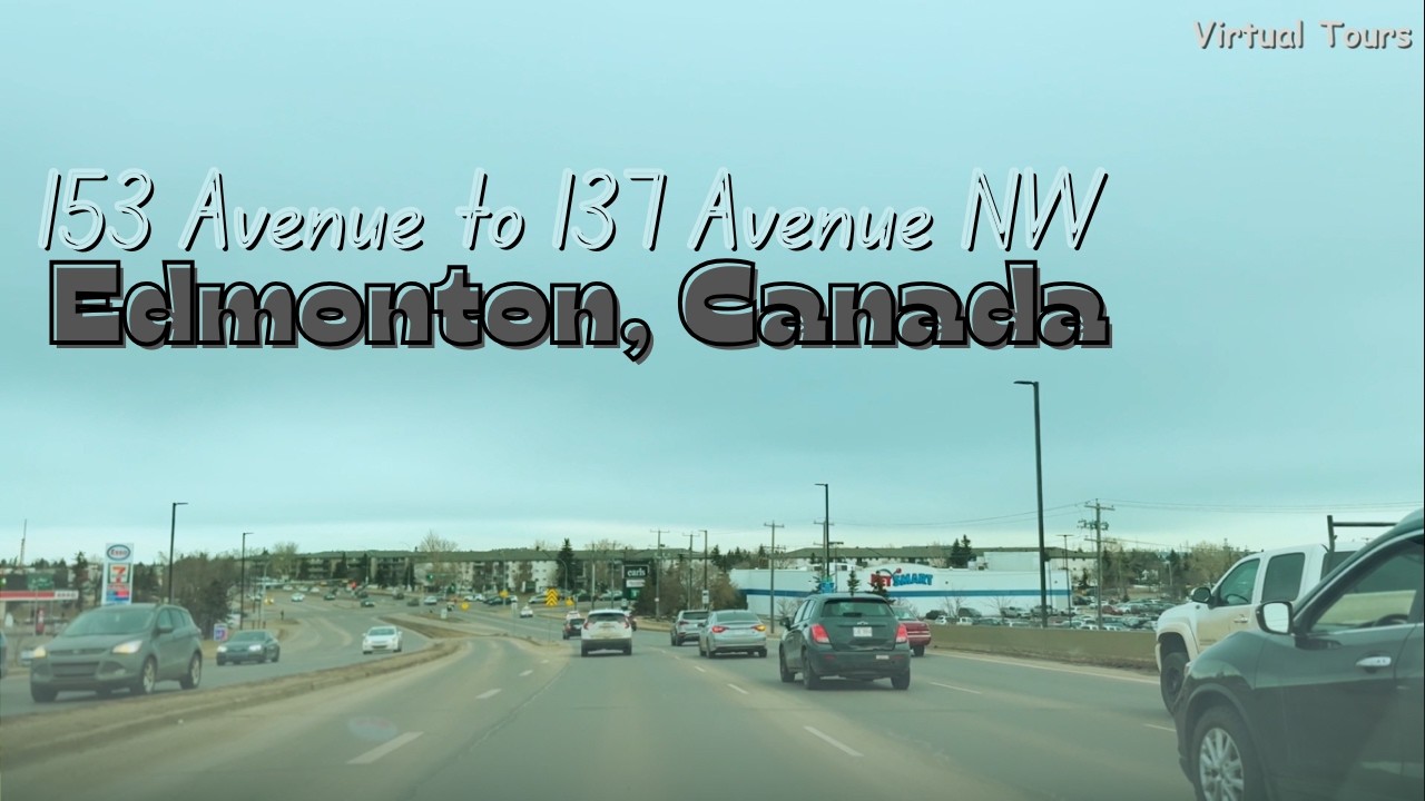 Edmonton's Avenues: A Driving Experience Like No Other | Edmonton | Tour 4K |2025| Canada