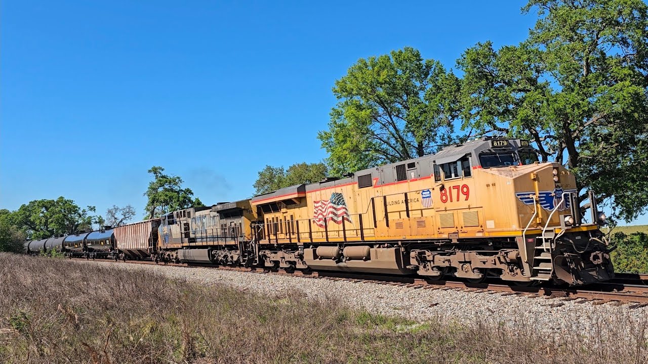 CSX B631 Loaded Ethanol w/ UP Foreign Power + RDPU! | UP 8179 + CSXT 348 + UP 8673 – 03/18/25