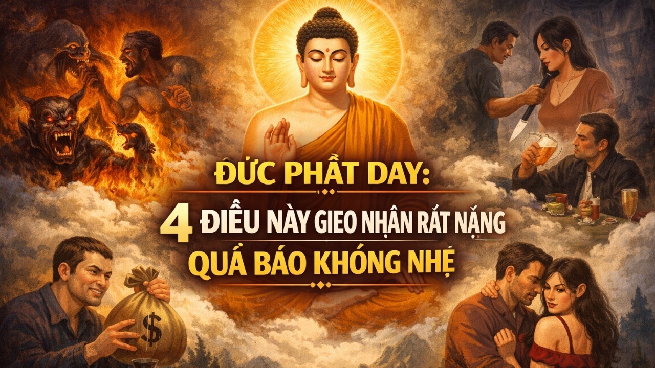 “Đức Phật Dạy: 4 Điều Này Gieo Nhân Rất Nặng, Quả Báo Không Nhẹ”