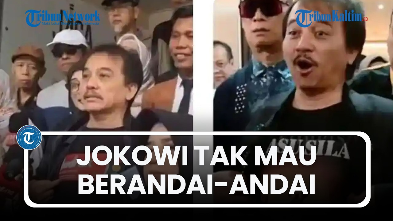 Jokowi Tak Mau Berandai-andai Roy Suryo Datang ke Solo untuk Minta Maaf, Urusan Hukum Jalan Terus