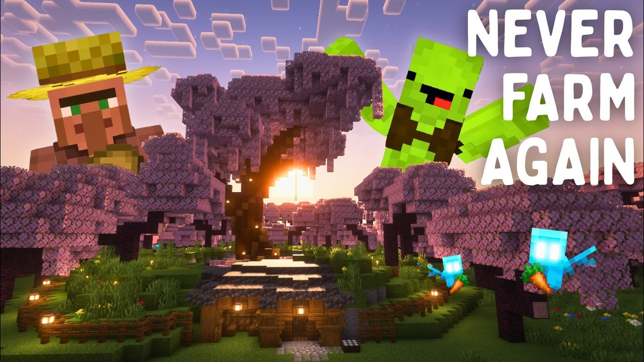 This crop farm has EVERYTHING!!! - Full Tutorial