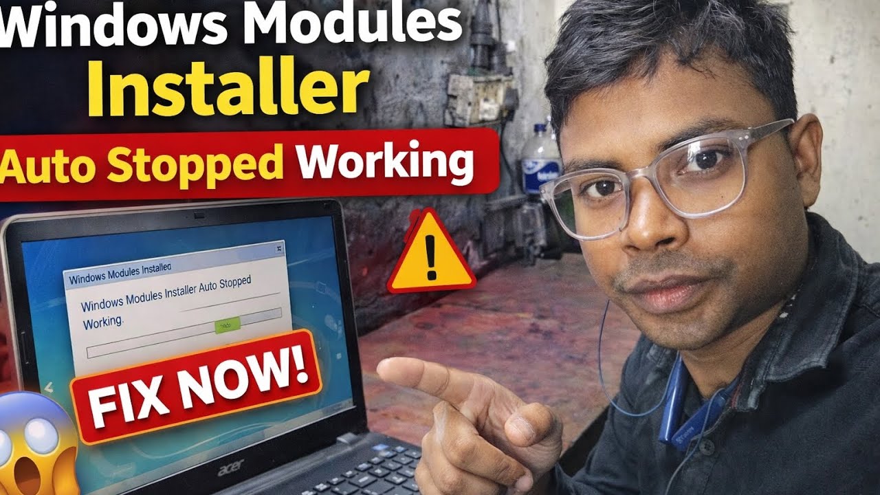 Windows Modules Installer Auto Stopped Working Fix | 100% Working Solution 2026
