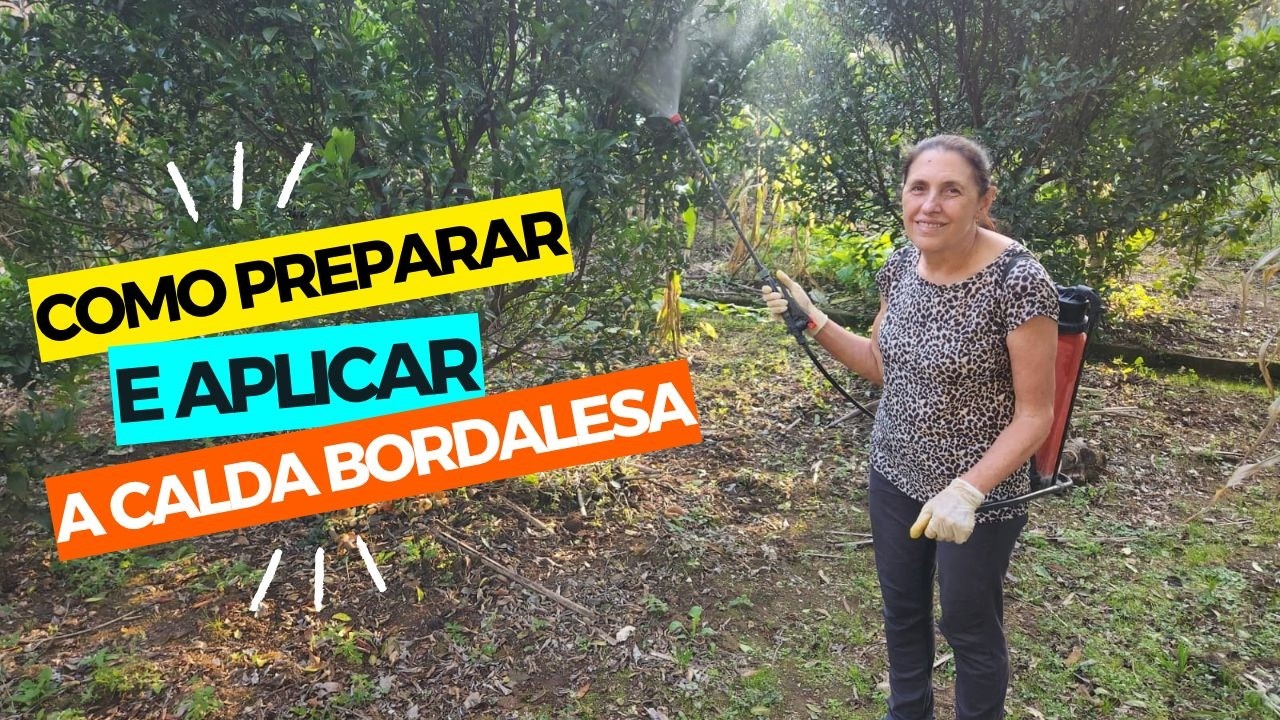 COMO PREPARAR E APLICAR A CALDA BORDALESA