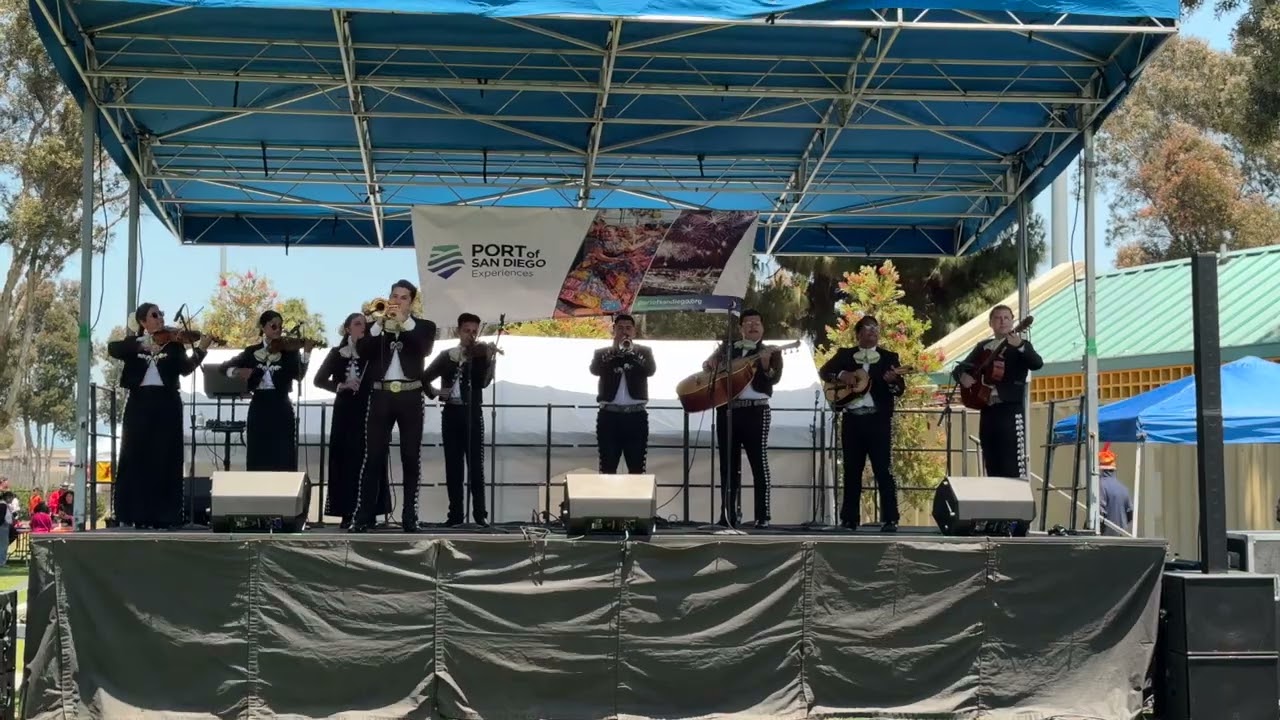 Port of San Diego's Day at the Park 2024. Mariachi Internacional de San Diego, Pueblo Alteño.