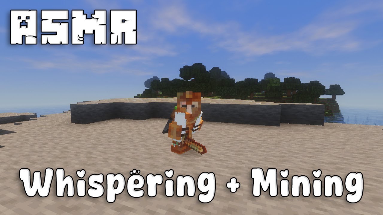 ASMR Minecraft - Mining and Whispering
