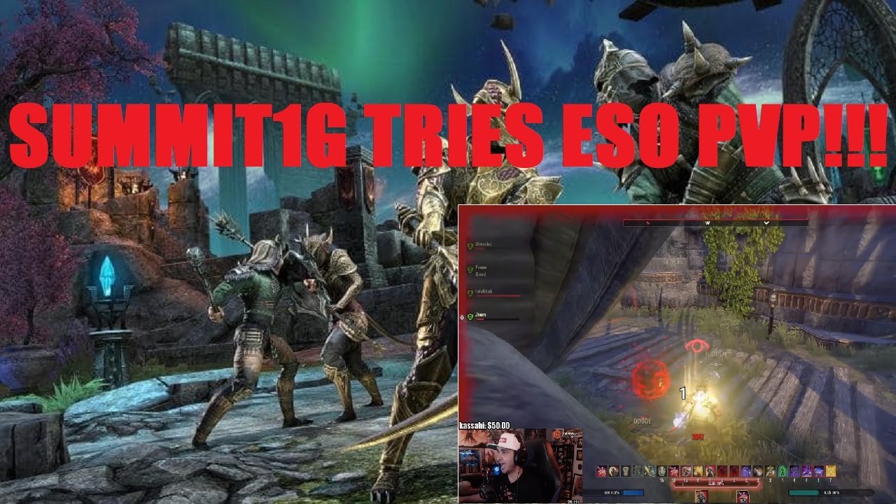Let's Watch SUMMIT1G Try ESO PvP