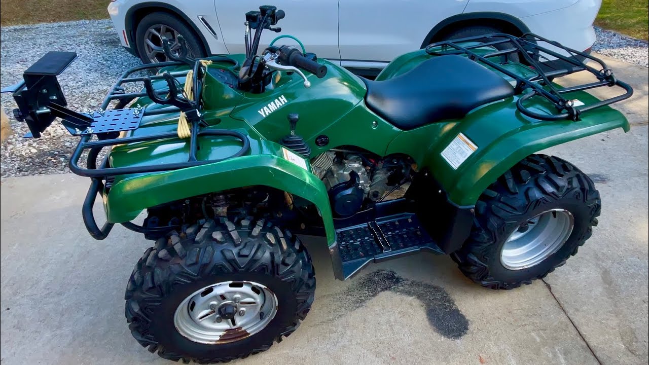 08 Yamaha Grizzly 350 maintenance, carb clean #350 #quads #atv #yamaha #grizzly