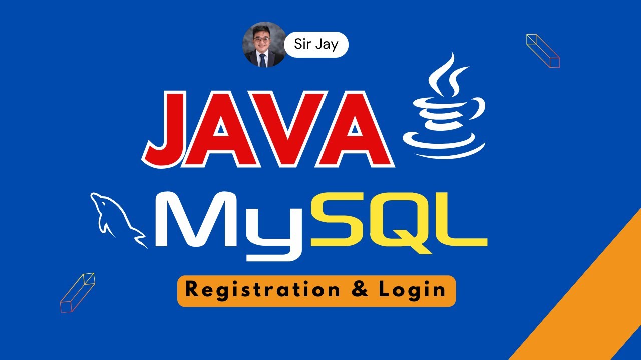 JAVA MySQL | Login Registration | Connection to Database | Part 1