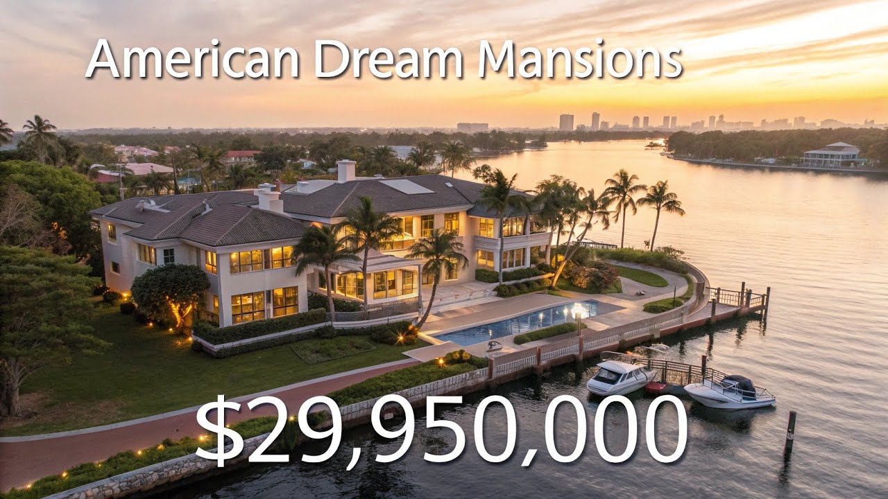 Inside a $29,950,000 Waterfront Mansion in Boca Raton Florida