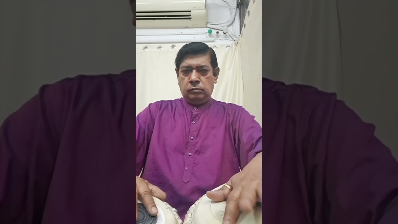 Practice session of Tabla By Pandit Kishore Banerjee Top Grade Tabla PlayerNew Delhi India