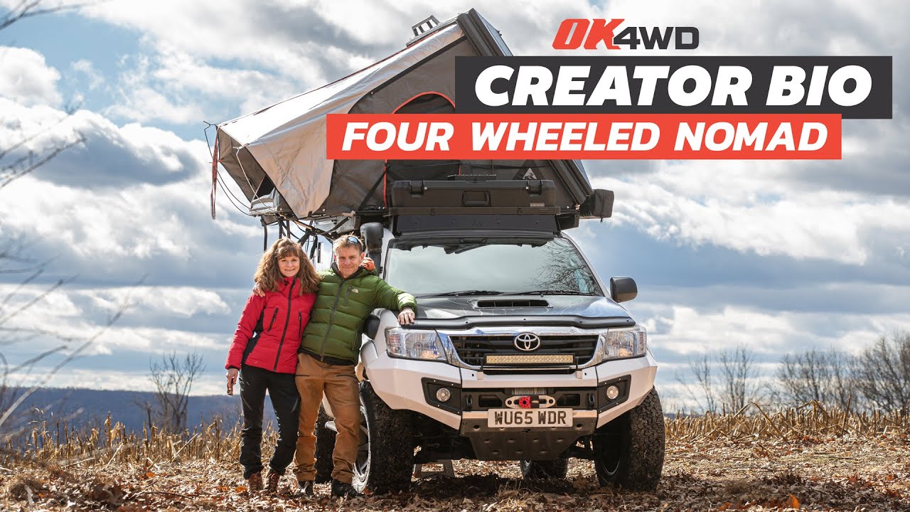 Four Wheeled Nomad Alu-Cab ModCAP Family Camper Hilux Build Bio