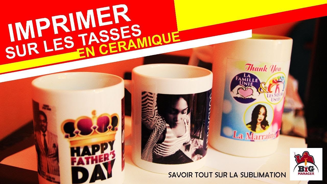 Impression sur les tasses
