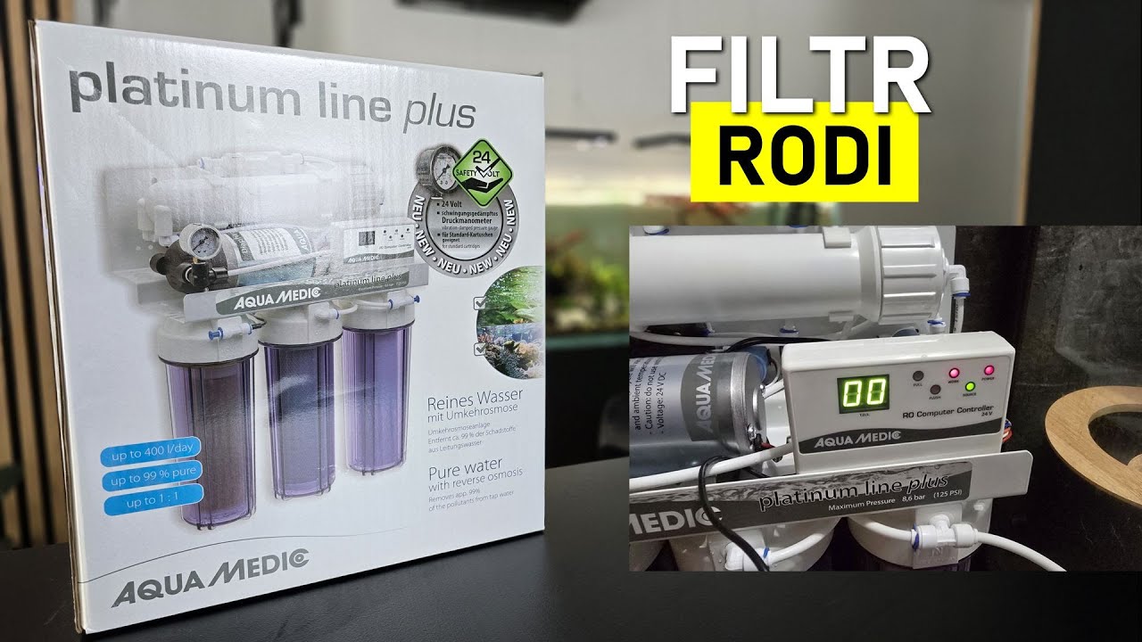 Platinum Line Plus (24V) Filtr RO / RODI + pompa osmoza akwarystyczna