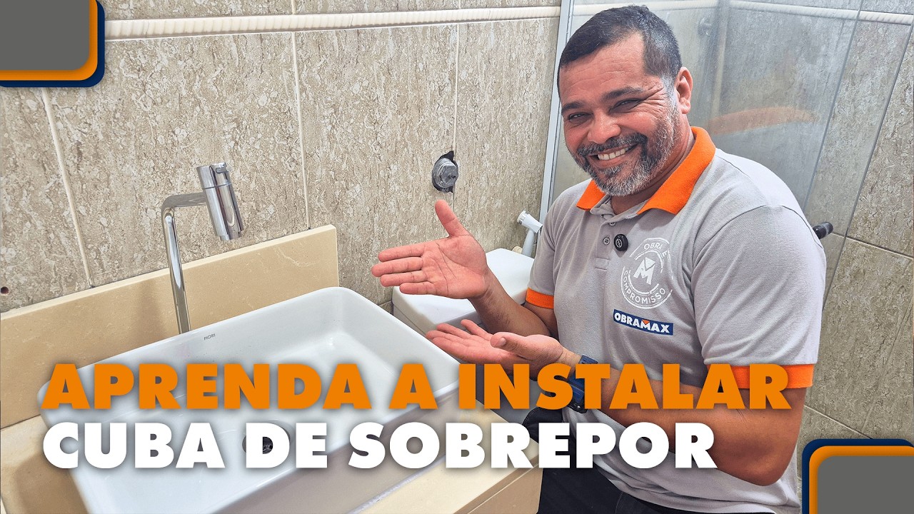 Cuba de apoio | Instalação passo a passo
