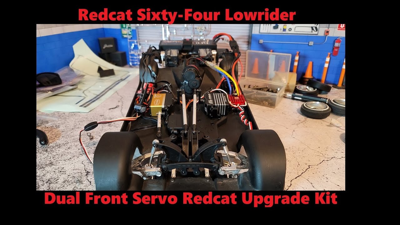ДВОЙНОЙ ПЕРЕДНИЙ СЕРВОПРИВОД!!!!! Комплект для модернизации Sixty Four Impala Redcat Lowrider RC