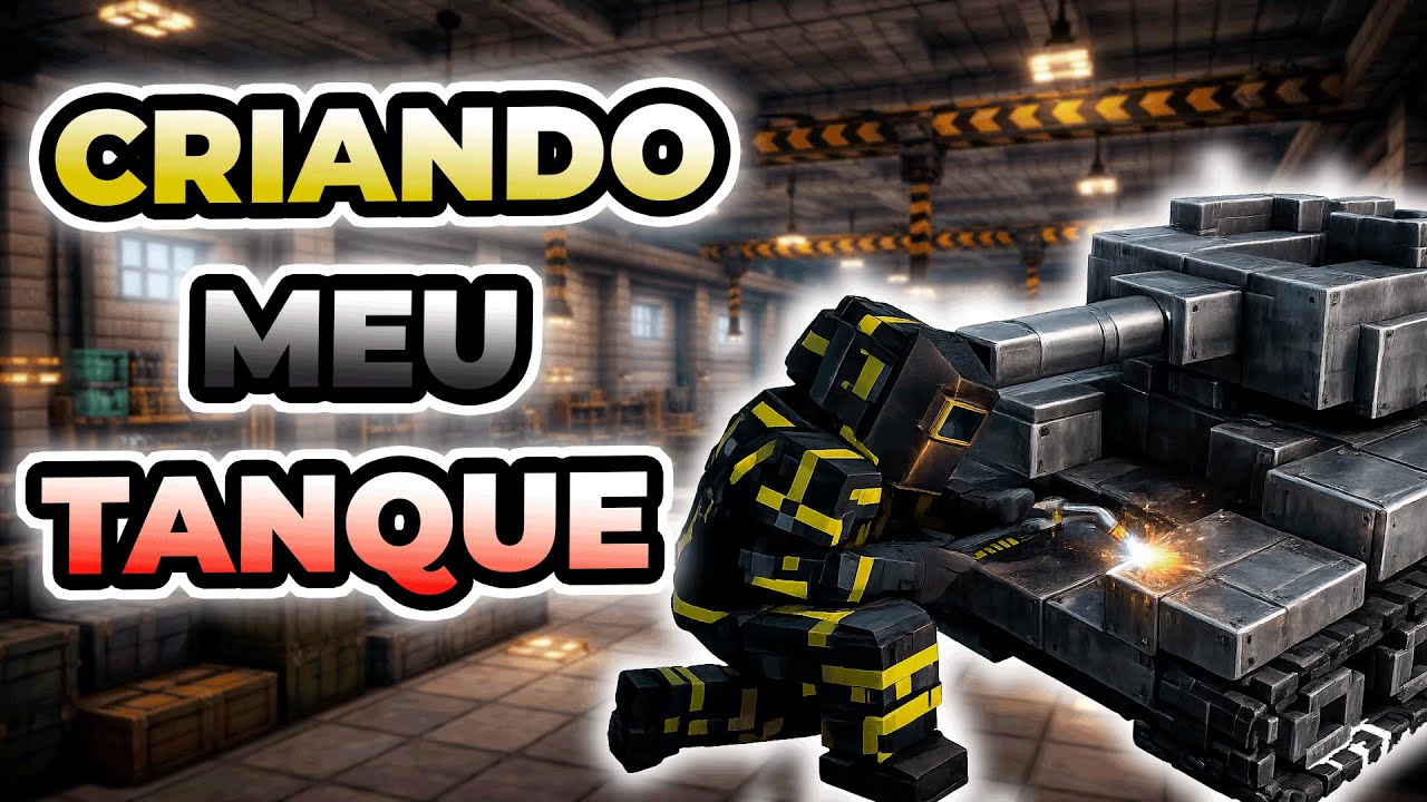 🛠️ CONSTRUA O SEU PRÓPRIO TANQUE NO MINECRAFT! | Guia completo Tank Tussle (Parte 1)