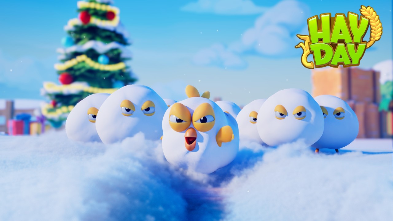Winter Fun with the Baby Chicks | Hay Day Animation