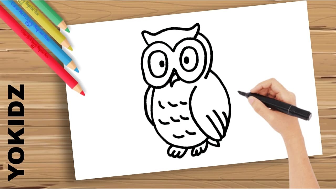 How To Draw A Owl Easy