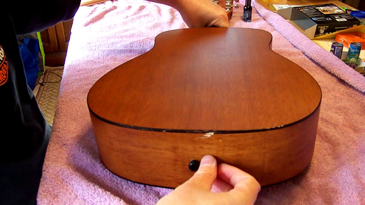 Acoustic Guitar Back Separating - Easy Repair