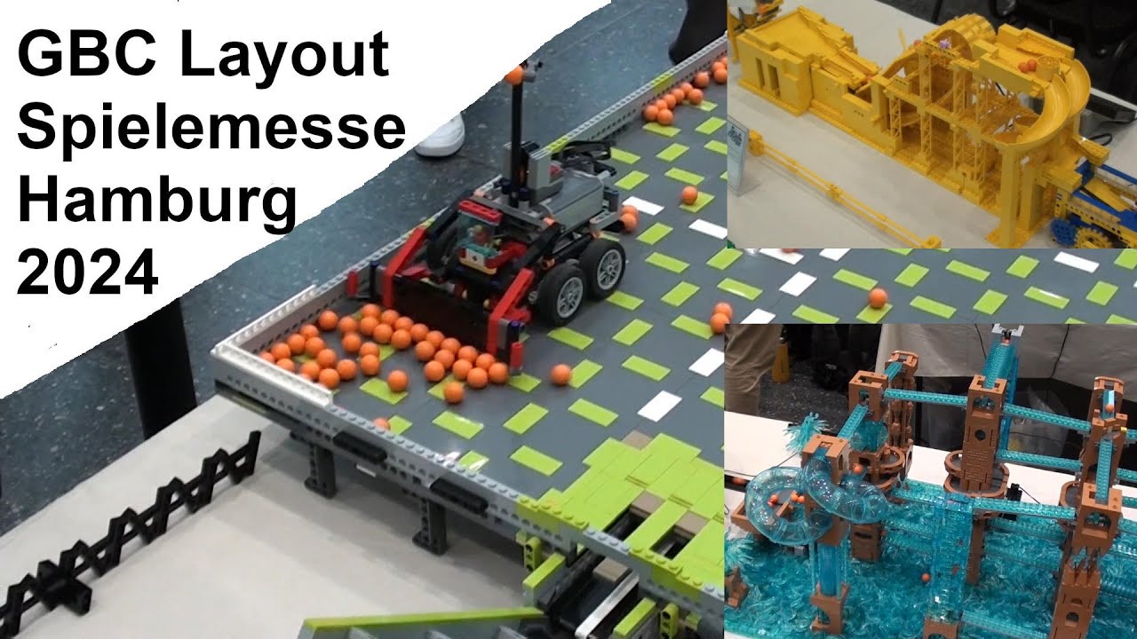 Lego ® GBC Layout Spielemesse Hamburg 2024 | 86 modules | 6 builders
