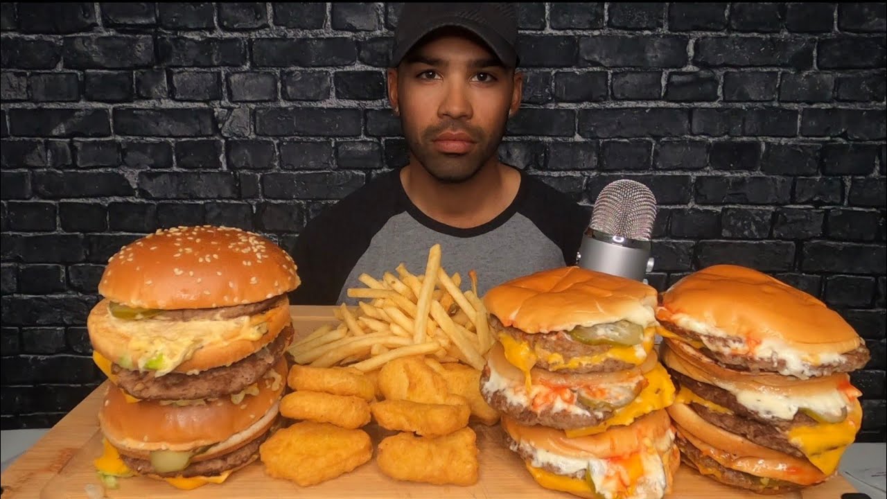 (ASMR) MCDONALD'S MUKBANG