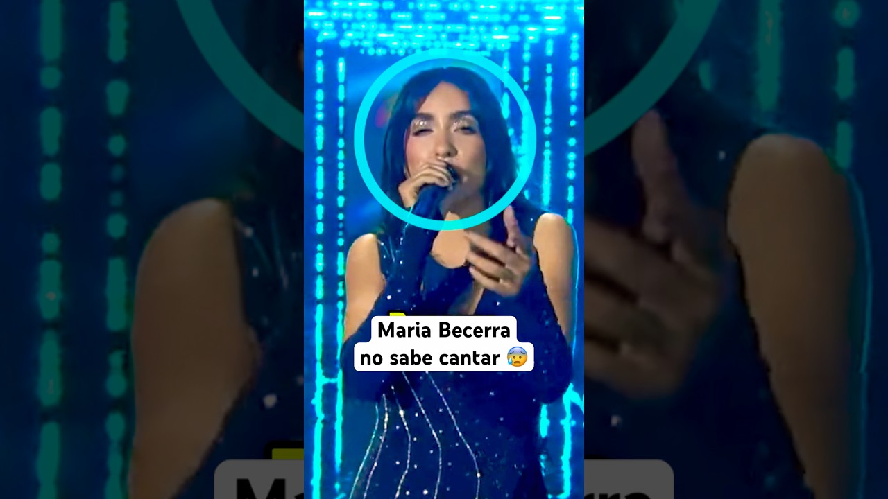 Maria Becerra no sabe cantar&hellip;