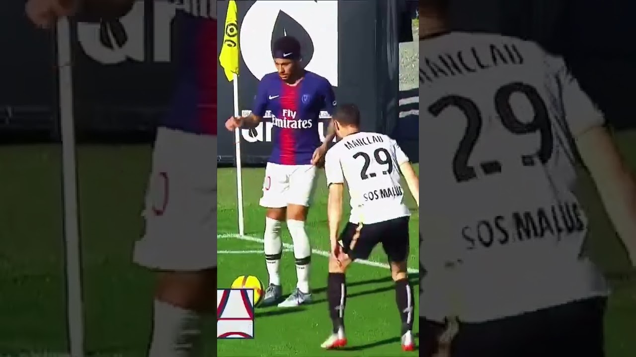 Gouiri shows NEYMAR skill in front of NEYMAR 😳🔥💯 #football #shorts #soccer #fyp #respect #neymar #yt