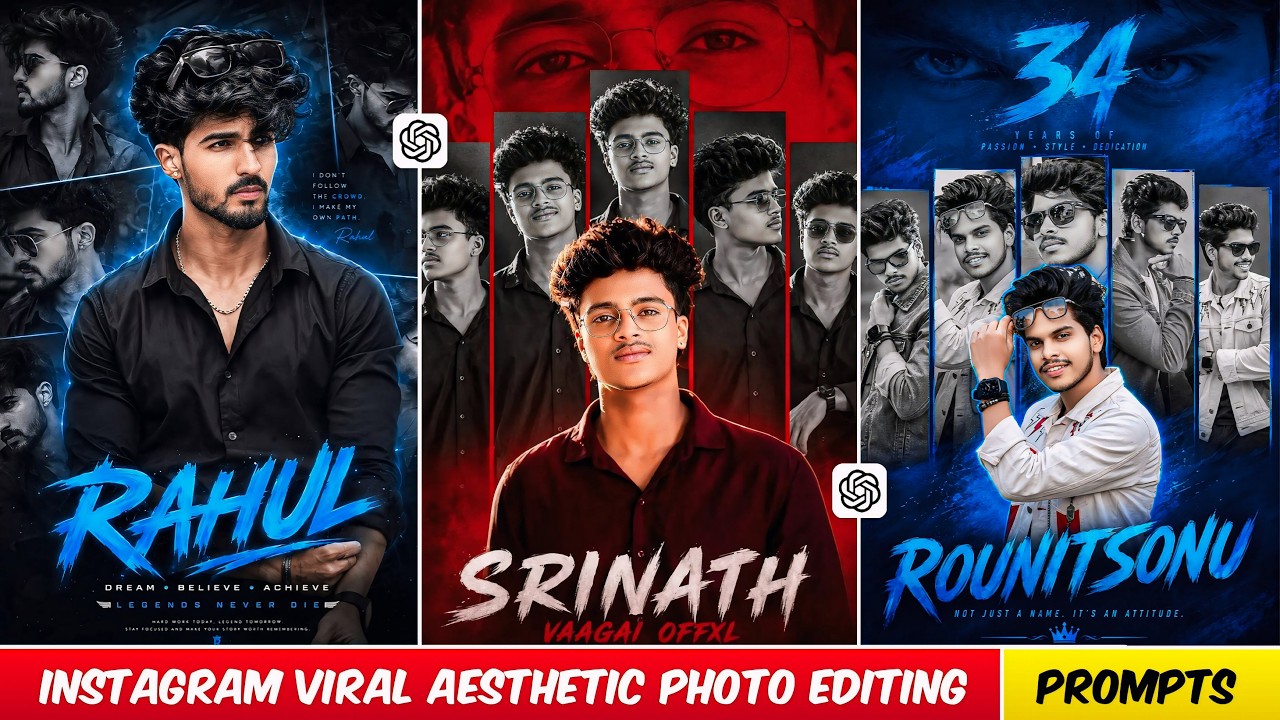 Instagram Trending Aesthetic AI Photo Editing Prompt | Ai Trending Photo Editing Boy's Prompts