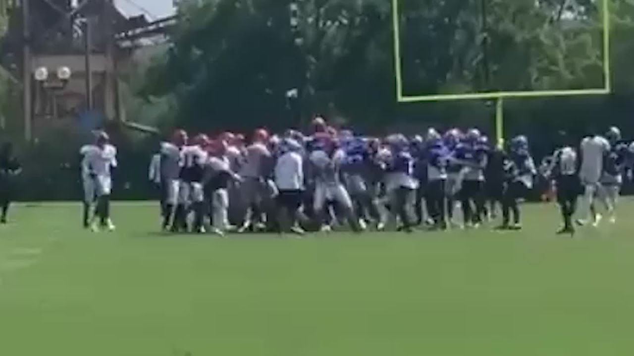 Here's the Rams-Bengals fight footage 👀