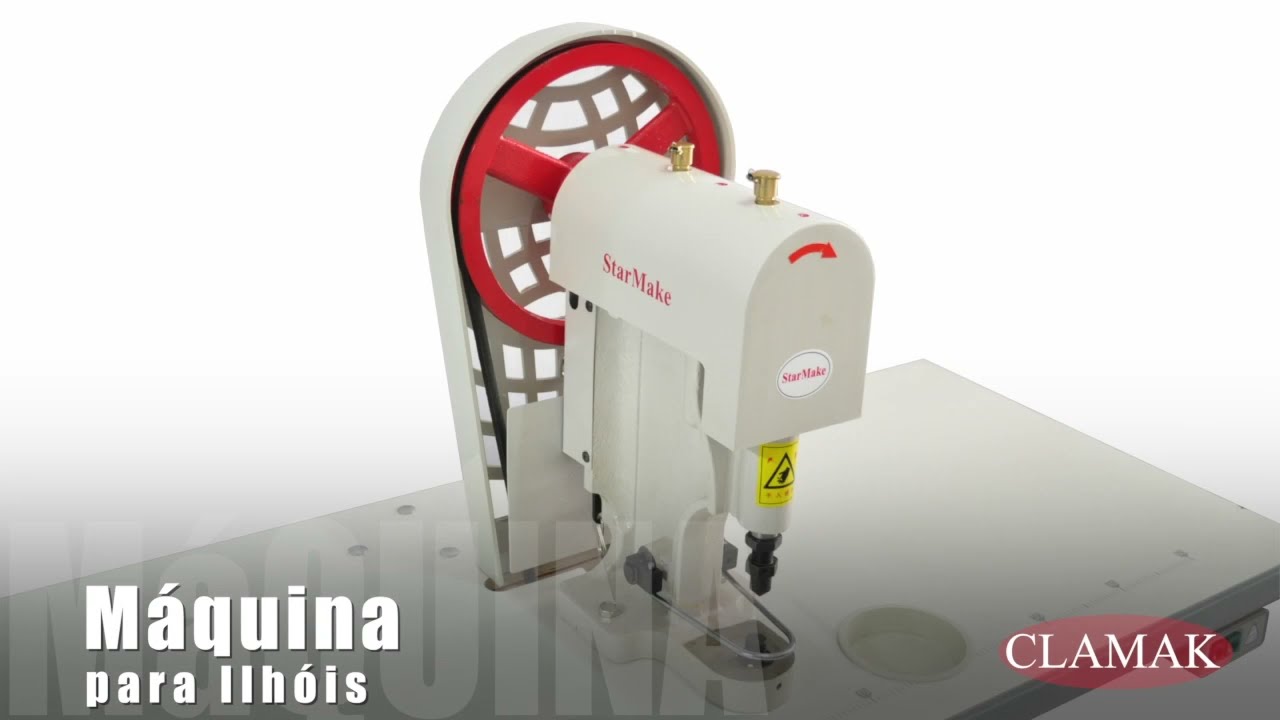 Maquina de aplicar botão ilhois