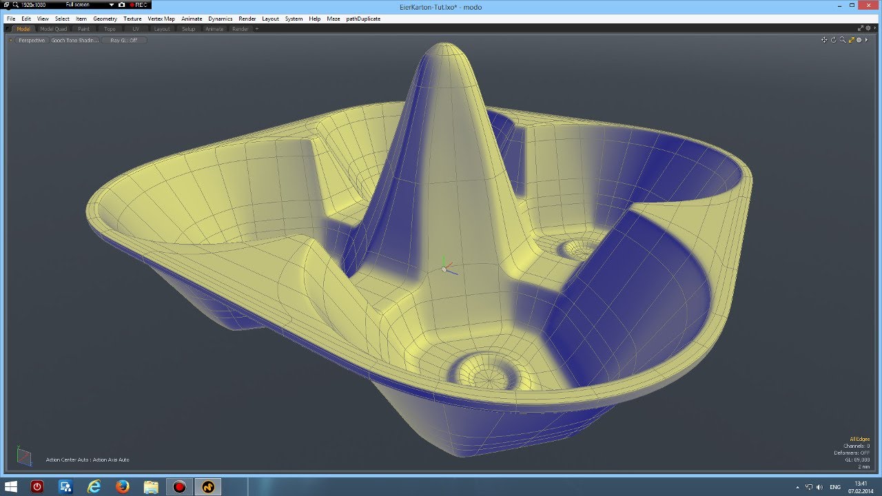 The Foundry MODO - Modeling an Egg Box (on request)