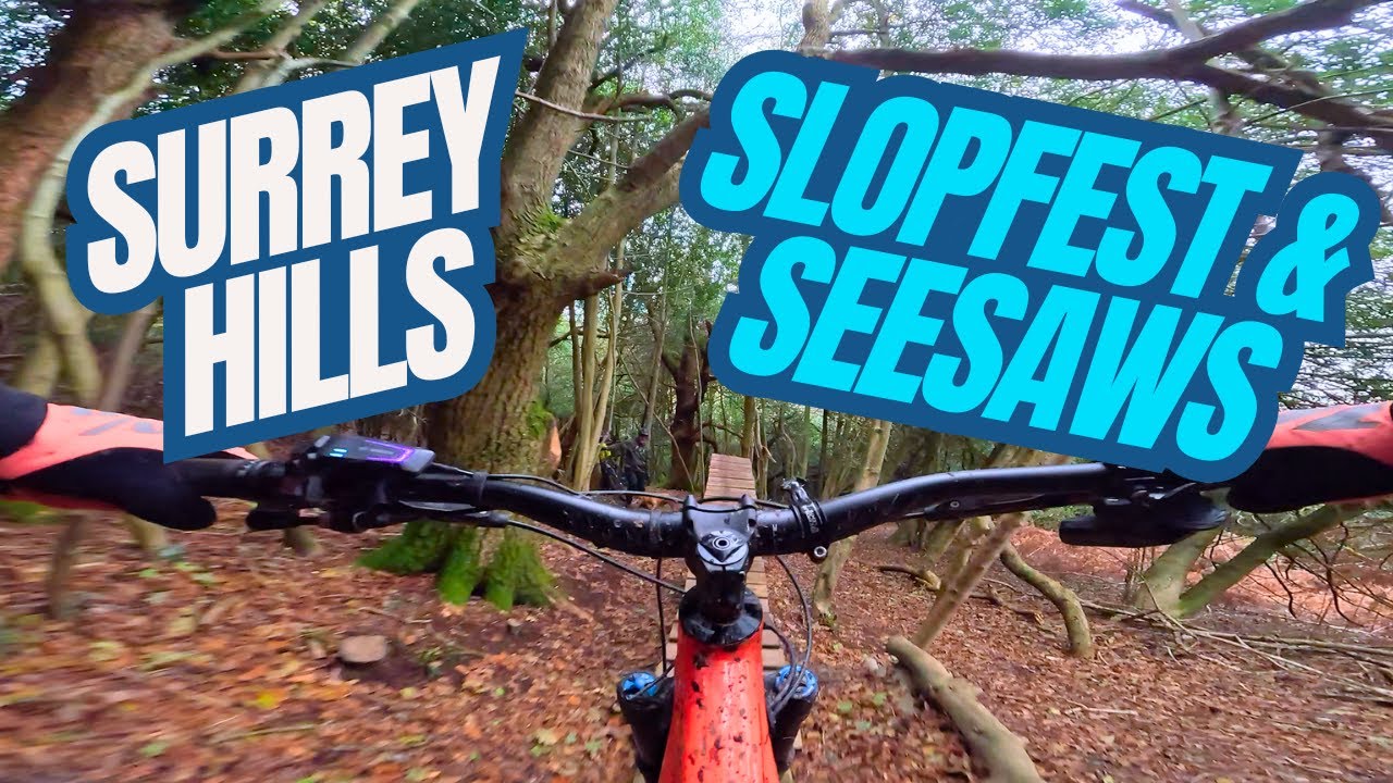 SURREY HILLS MTB💥EPIC & CRAZY trails!!!