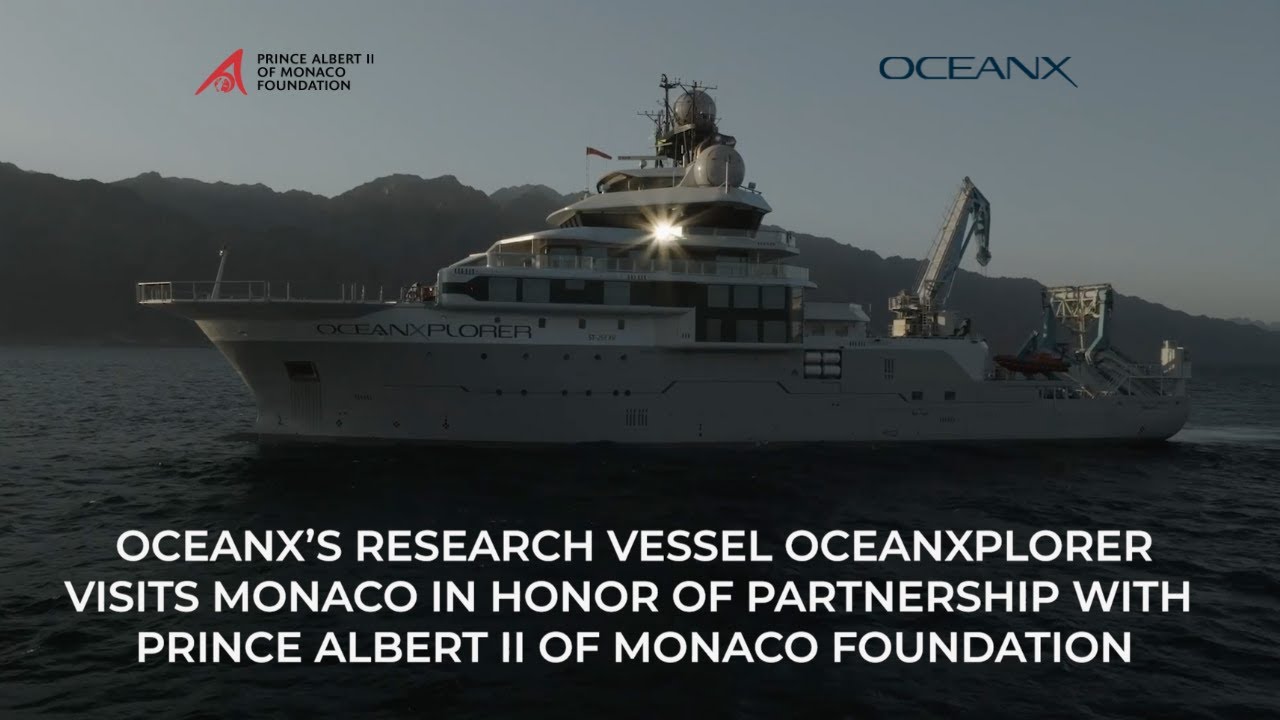 @OceanX's research vessel OceanXplorer visits Monaco in honor of partnership with FPA2