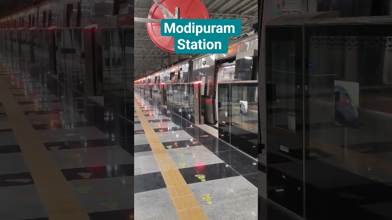 Modipuram RRTS Namo Bharat Station #meerut #rrts #namobharattrain