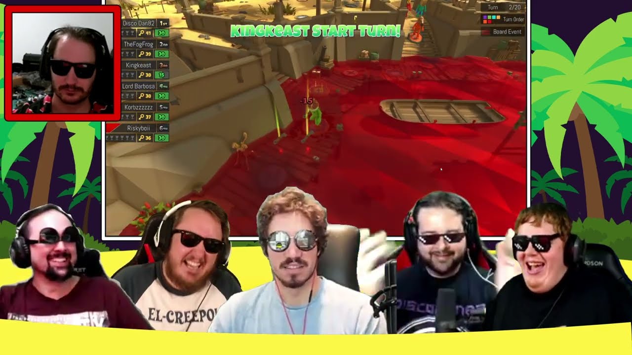 Hot Tub Party w Discodan82, TheFogFrog, KingKeast, LordBarbosaOnline & Risky_Boii | Twitch VOD
