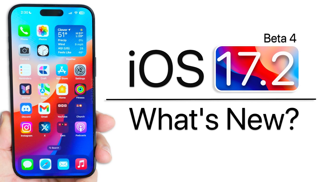iOS 17.2 Beta 4 is Out! - What's New?