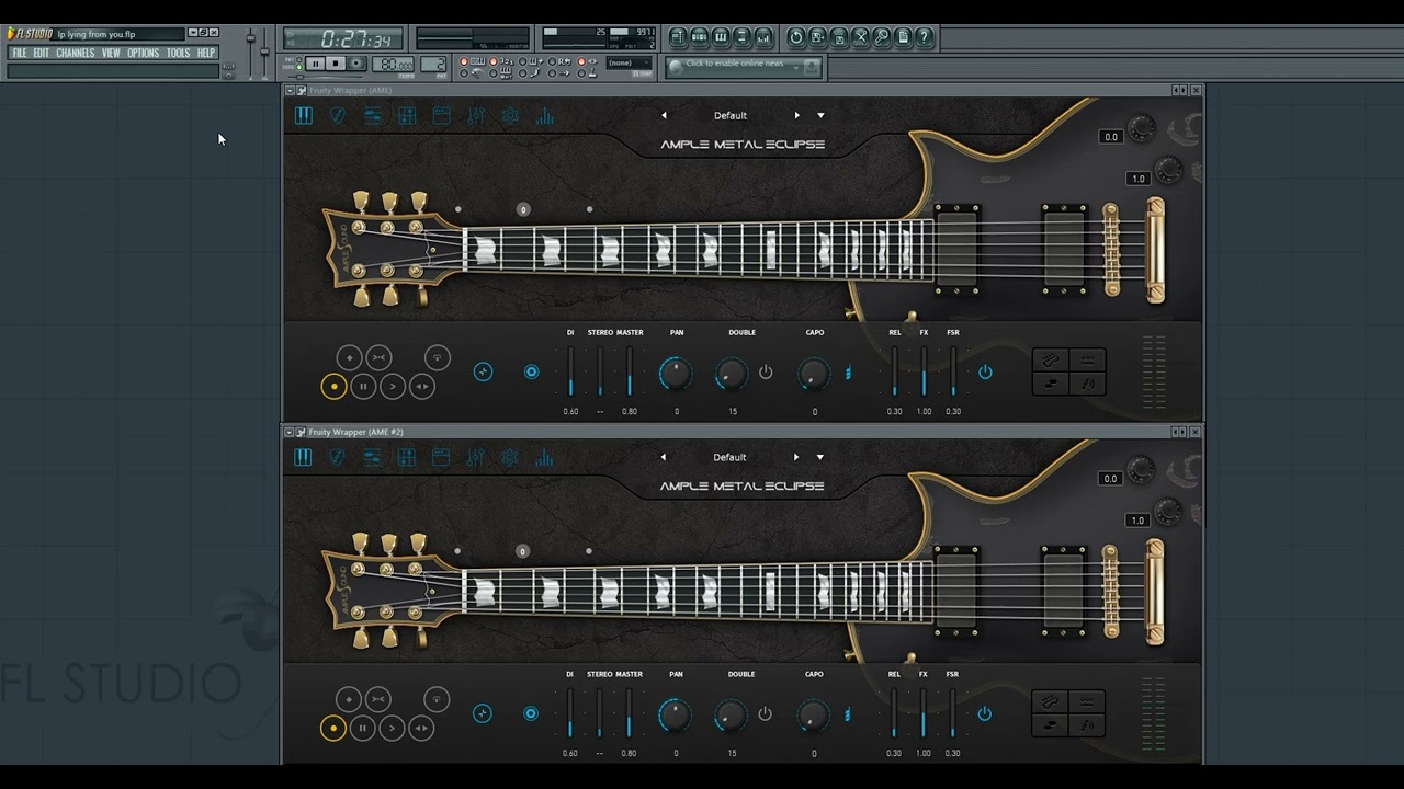 Linkin Park - Lying From You guitar cover test ample metal eclipse