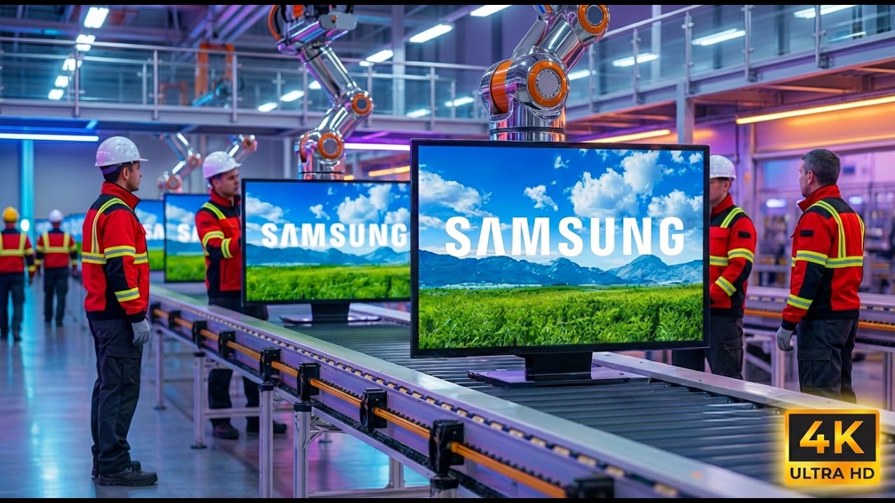 Samsung LED TV Manufacturing Process | Inside Smart TV Factory Production