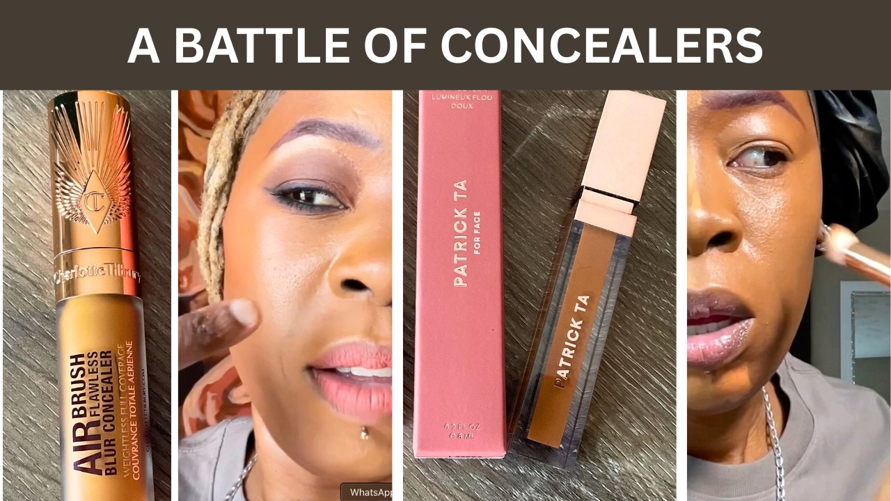NEW! CHARLOTTE TILBURY vs.  PATRICK TA CONCEALER BATTLE