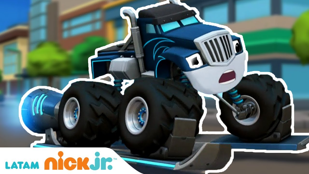 Blaze and the Monster Machines | Rescate en Rocket Ski 🎿| Nick Jr.
