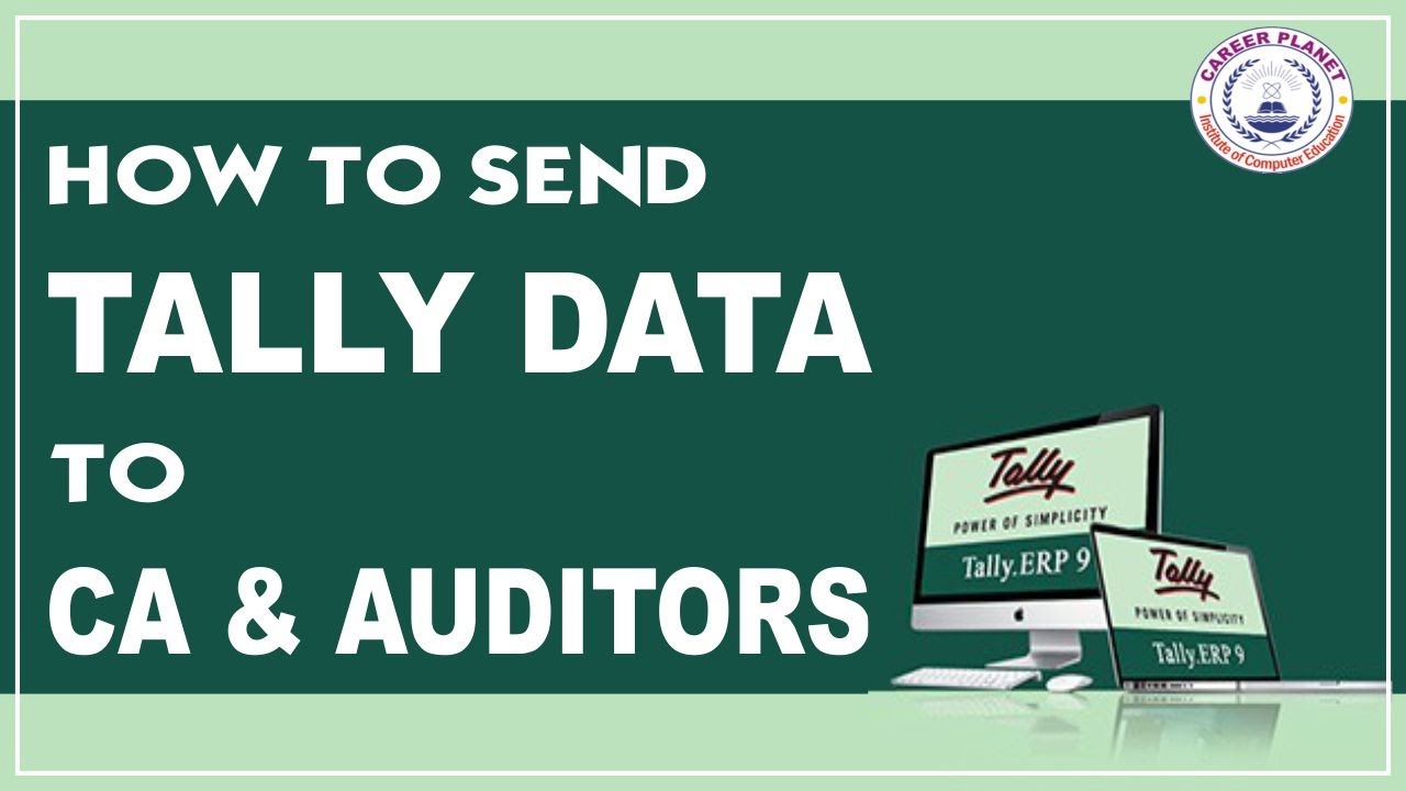 Tally ERP 9- How to Send Tally Data to CA