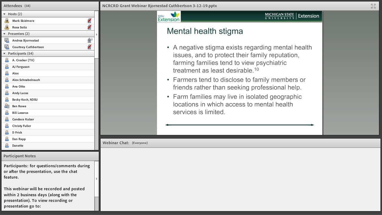 Understanding Stress & Depression in Farmers & Ranchers 12 0