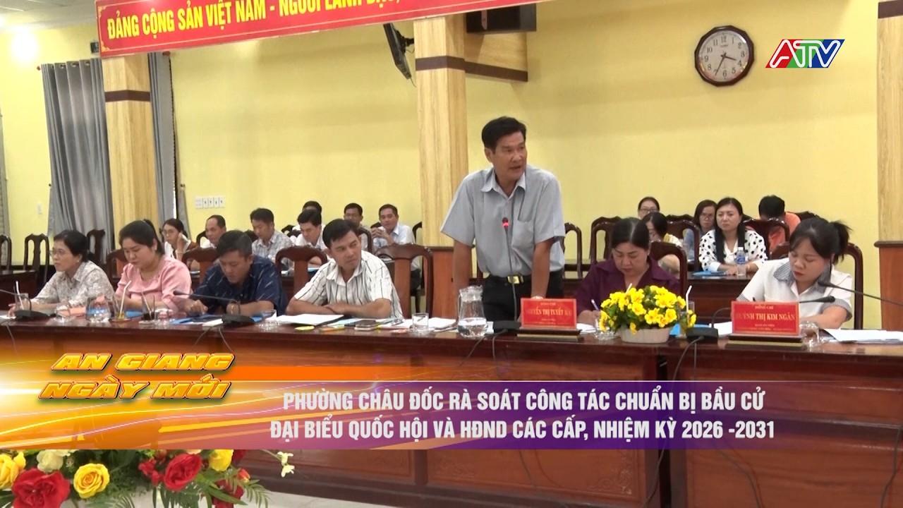 Phường Châu Đốc rà soát công tác chuẩn bị bầu cử đại biểu Quốc hội và HĐND các cấp