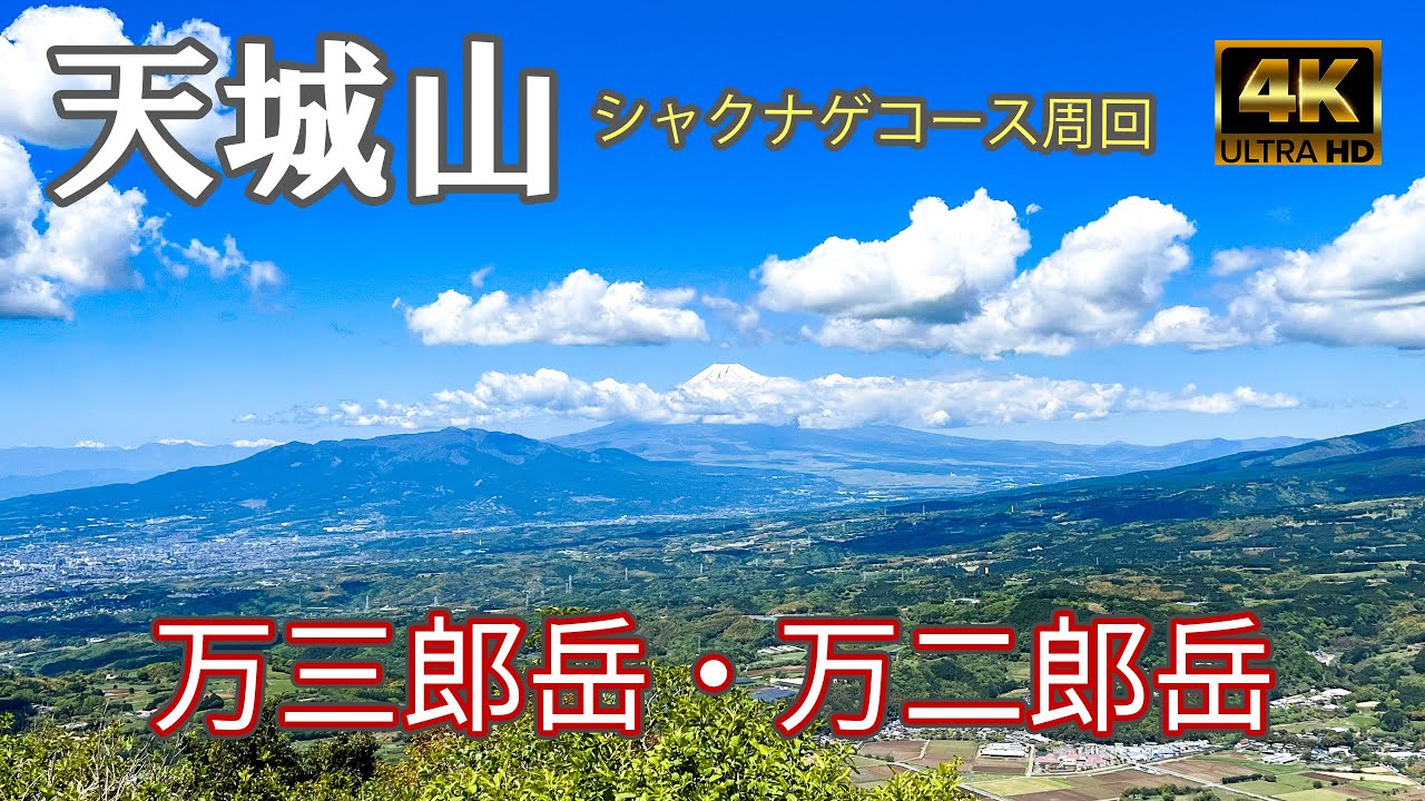 【4K 登山】天城山｜万三郎岳と万二郎岳を巡るシャクナゲコース｜登山ルート全部紹介｜日本百名山（Mt.Amagi）-2023/4/27