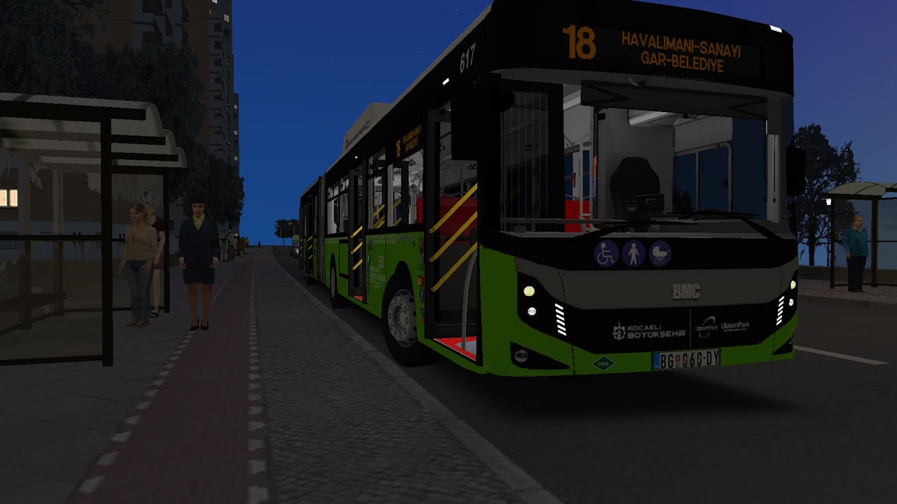 Bmc Procity 18 Cng İle 18 Hattında Keyifli Akşam Seferi Yeni KaracaorenV2!/Omsi 2/ LogitechG29