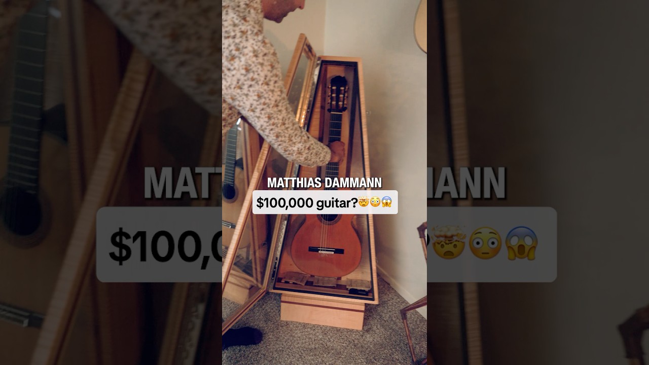 Одна из самых редких и дорогих 💎 гитар на планете&hellip; Маттиас Дамманн 🔥 #классическаягитара
