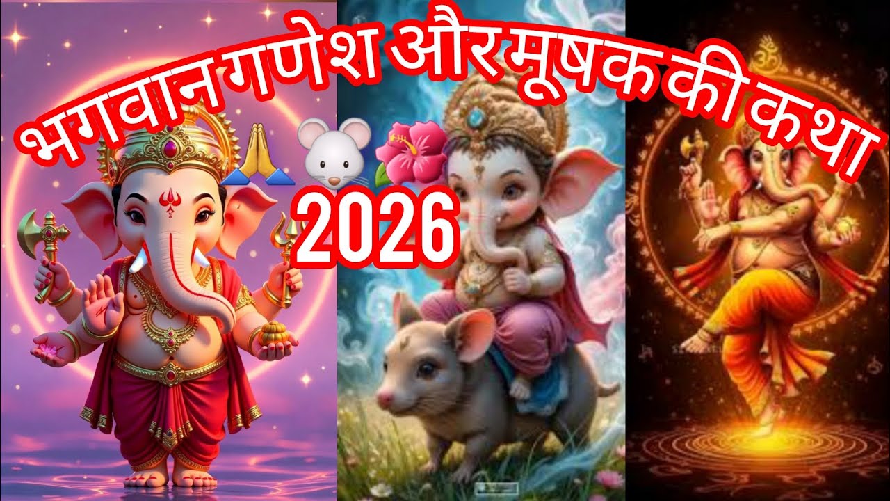 भगवान गणेश और मूषक की पावन कथा | Ganesh Bhagwan aur Mushak Ki Kahani | Ganesh Story in Hindi  
