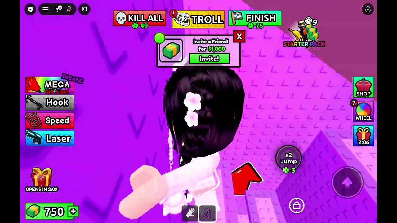 Playing i am not cute anymore tower on my birthday